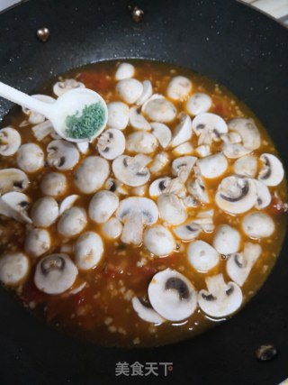肉末蘑菇西红柿汤的做法步骤：7