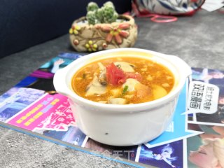 肉末蘑菇西红柿汤的做法步骤：8
