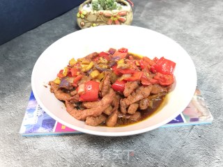 洋葱黑椒牛肉的做法步骤：5