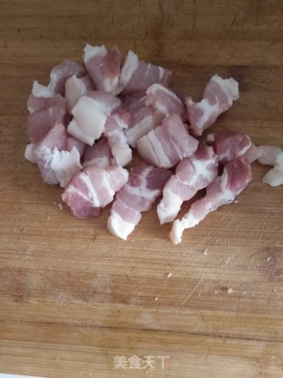 酱爆五花肉江豆的做法步骤：3