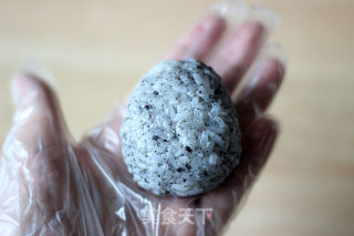 龙猫三文鱼芝士饭团---寻找童年的幻想的做法步骤：8