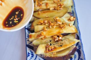 油淋蒜香茄子的做法步骤：6