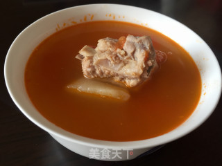 西红柿土豆排骨汤的做法步骤：9