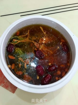 虫草花炖乌鸡的做法步骤：7