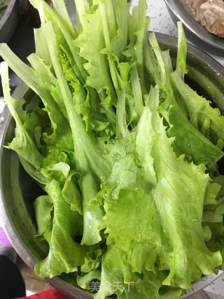 白灼生菜的做法步骤：1