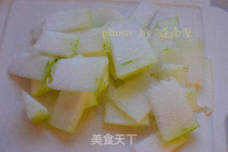 冬瓜虾仁的做法步骤：2