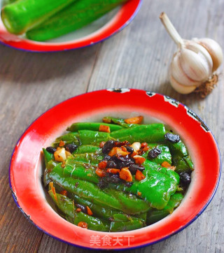 “下酒菜”豉油虎皮尖椒的做法步骤：10