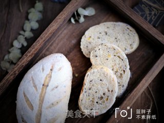 黑芝麻多谷物面包的做法步骤：17