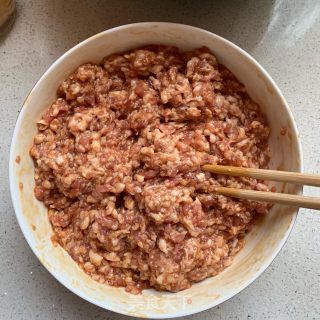 面筋塞肉的做法步骤：2