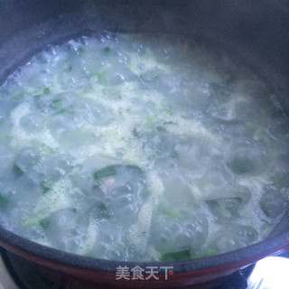 鲜肉菠菜粥的做法步骤：8