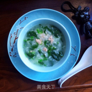 鲜肉菠菜粥的做法步骤：10