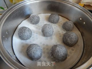 黑芝麻馒头的做法步骤：10