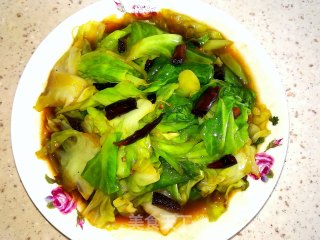 腊肉炒洋白菜的做法步骤：10