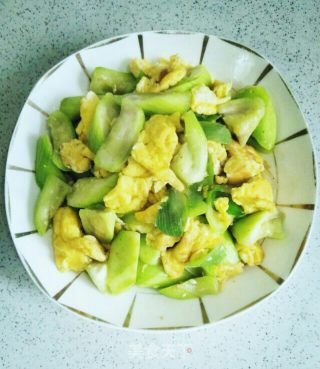 丝瓜炒鸡蛋的做法步骤：10