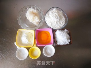 酥脆的宫廷桃酥的做法步骤：1
