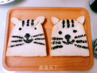 猫咪吐司的做法步骤：4