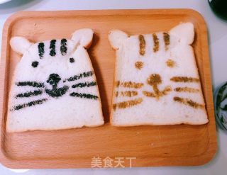 猫咪吐司的做法步骤：5