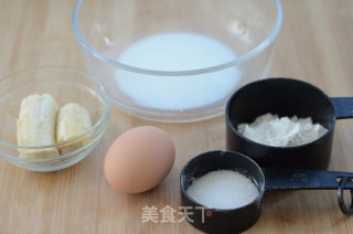 香蕉松饼的做法步骤：1
