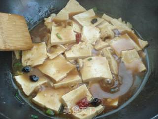 下酒菜辣烧豆腐的做法步骤：6