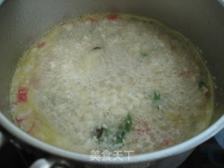 懒人餐内酯豆腐蟹棒汤的做法步骤：5