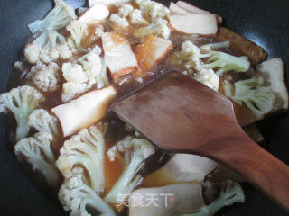 香干花菜煮宽粉的做法步骤：10