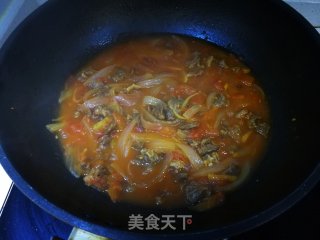 番茄炖牛腩的做法步骤：15