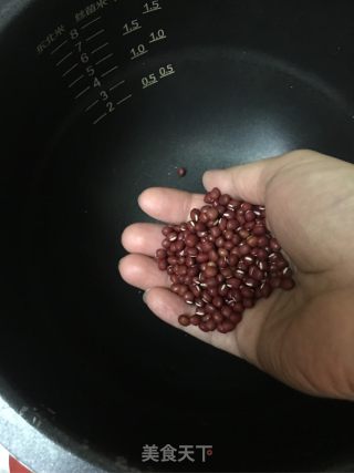 红豆小汤圆的做法步骤：1