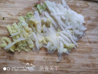懒人餐  白菜鸡蛋饼的做法步骤：4
