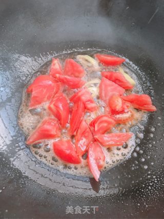 减脂菜番茄炒苦瓜的做法步骤：5