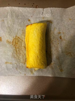 香蕉芝士吐司卷的做法步骤：8