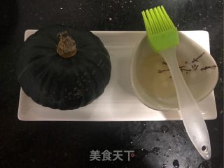 烤贝贝南瓜的做法步骤：1