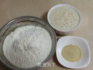 红豆酒酿饼的做法步骤：1