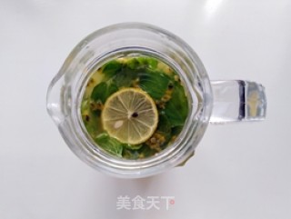 百香果薄荷柠檬茶的做法步骤：5