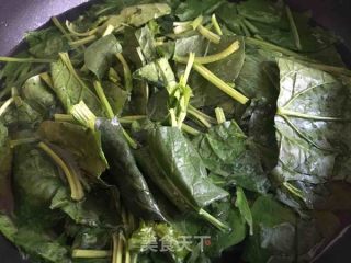 花生酱凉拌菠菜的做法步骤：3