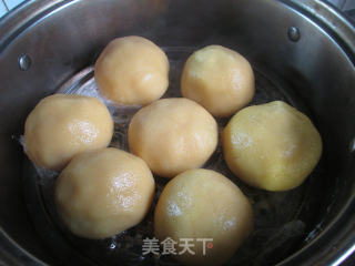 虾皮香干芹菜馅玉米团的做法步骤：19
