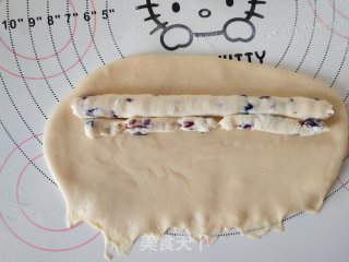 蔓越莓乳酪软排包的做法步骤：8