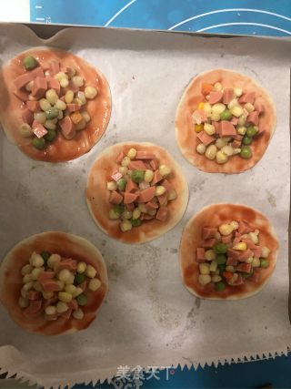 饺子皮披萨的做法步骤：5