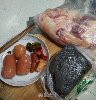 酸萝卜魔芋鸭的做法步骤：1