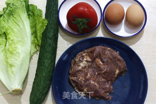 低卡全麦牛肉卷的做法步骤：1