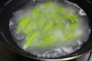 翡翠柳叶饺子的做法步骤：19