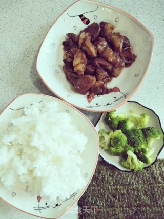 儿童餐2一大嘴猫吃肉的做法步骤：1