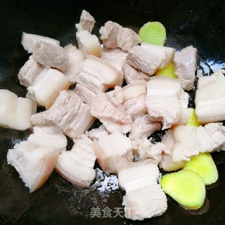 干豇豆烧肉的做法步骤：8