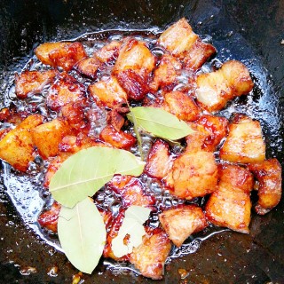 干豇豆烧肉的做法步骤：12