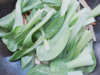 青菜炒豆干的做法步骤：5