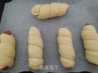 热狗面包卷的做法步骤：6