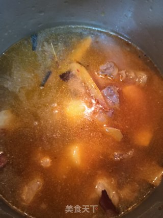 土豆炖牛腩的做法步骤：7