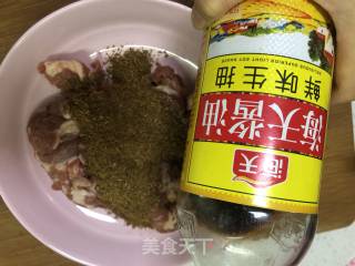 孜然羊肉的做法步骤：3