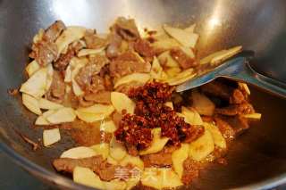 牛肉炒杏鲍菇的做法步骤：9