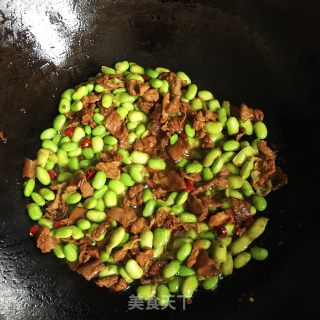 杏鲍菇炒毛豆的做法步骤：8