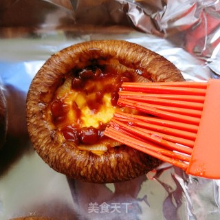 香菇烤鹌鹑蛋的做法步骤：4